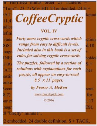Carte CoffeeCryptic Vol. IV Fraser a McKen