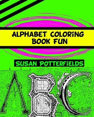 Carte Alphabet Coloring Book Fun Susan Potterfields