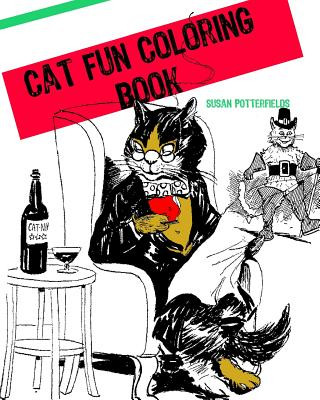 Könyv Cat Fun Coloring Book Susan Potterfields
