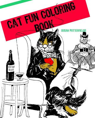 Książka Cat Fun Coloring Book Susan Potterfields