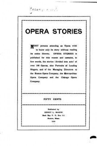 Carte Opera Stories Henry Lowell Mason