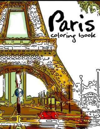 Book Paris coloring book: Stress Relieving Patterns Geo Publisher