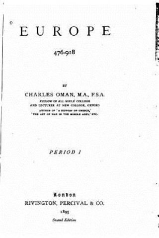 Βιβλίο Europe, 476-918 Charles Oman