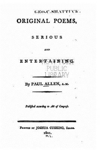 Kniha Original Poems, Serious and Entertaining Paul Allen
