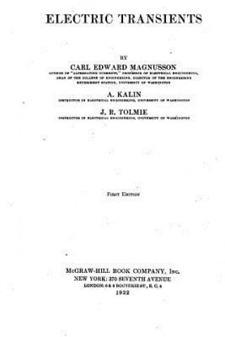 Kniha Electric Transients Carl Edward Magnusson