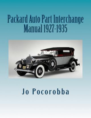 Carte Packard Auto Part Interchange Manual 1927-1935 Jo Pocorobba