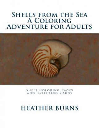 Könyv Shells From the Sea: Coloring Pages and Greeting Cards Heather Burns