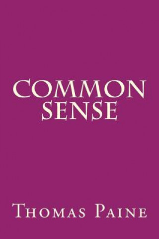 Knjiga Common Sense Thomas Paine