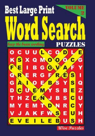 Книга Best Large Print Word Search Puzzles Wise Puzzles