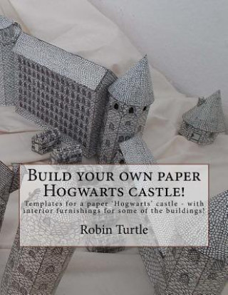 Kniha Build your own paper Hogwarts castle!: Templates for 20 black-and-white buildings Robin Turtle