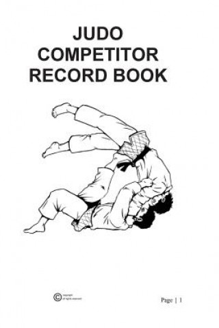Carte Judo Competitor Record Book Jason D Reinders