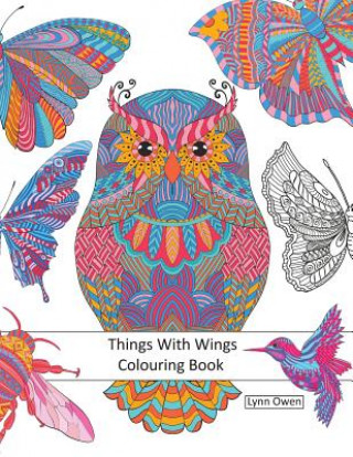 Book Things With Wings Colouring Book Lynn Owen