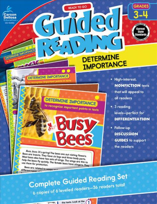 Knjiga Ready to Go Guided Reading: Determine Importance, Grades 3 - 4 Natalie Rompella