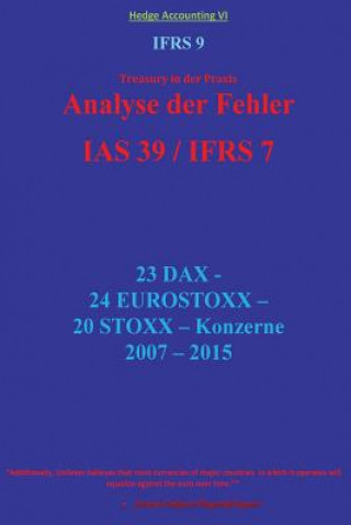 Buch Ifrs 9: Teil 1 Analyse der Fehler IAS 39 / IFRS 7 Karl-Heinz Klamra