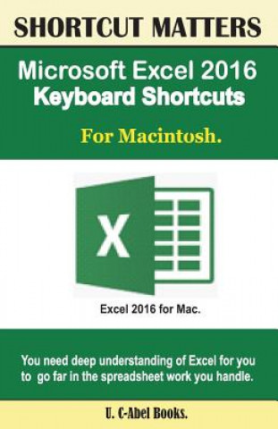 Книга Microsoft Excel 2016 Keyboard Shortcuts For Macintosh U C Books