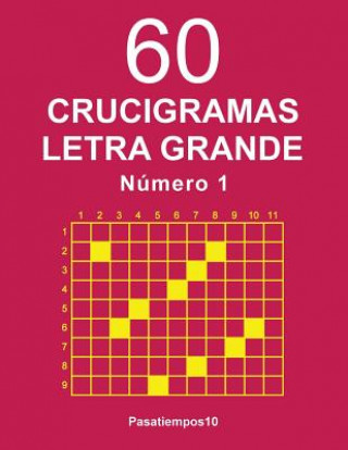 Kniha 60 Crucigramas Letra Grande - N. 1 Pasatiempos10