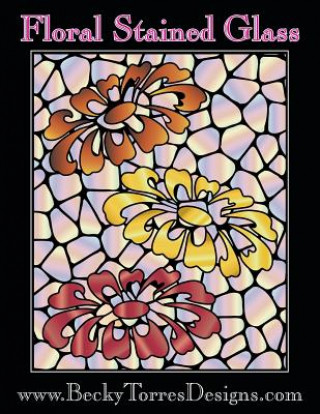 Książka Floral Stained Glass Becky Torres