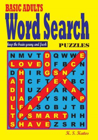 Carte BASIC ADULTS Word Search Puzzles K S Kato