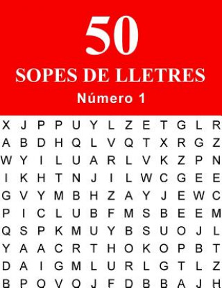 Книга 50 Sopes de lletres - N. 1 Passatemps En Catala