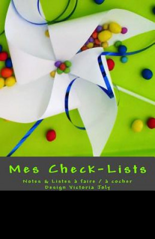 Książka Mes Check-Lists: Notes & Listes a Faire / A Cocher - Design Vert Victoria Joly