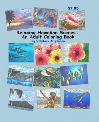 Book Relaxing Hawaiian Scenes: An Adult Coloring Book Stephen Jorgensen