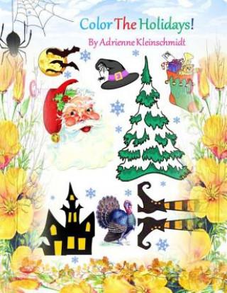 Livre Color The Holidays! Adrienne Kleinschmidt