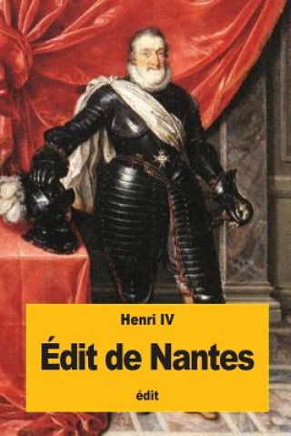 Книга Édit de Nantes Henri IV