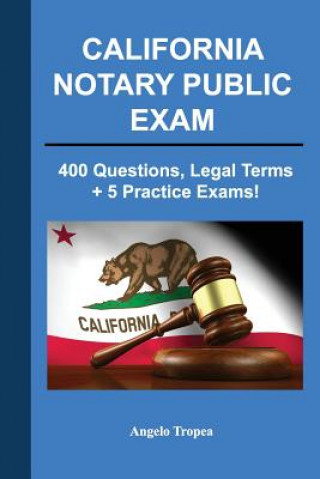 Książka California Notary Public Exam Angelo Tropea