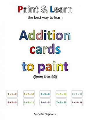 Kniha Addition cards to paint (from 1 to 10) Isabelle Defevere
