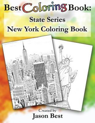 Книга Best Coloring Book: State Series - New York Coloring Book Jason Best