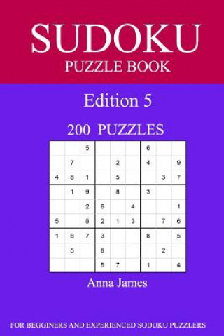 Carte Sudoku Puzzle Book: [2017 Edition] 200 Puzzles Edition 5 Anna James