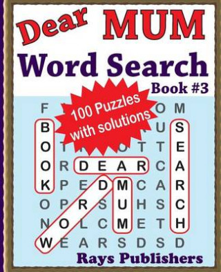 Книга Dear Mum Word Search Book Rays Publishers