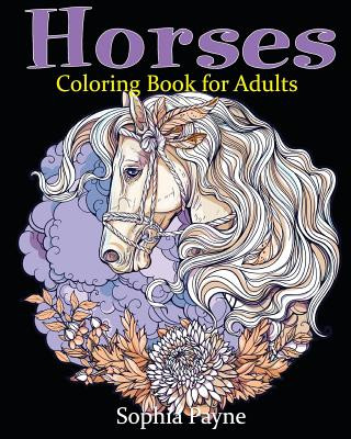Knjiga Horses Coloring Book for Adults Horses Coloring Book For Adults
