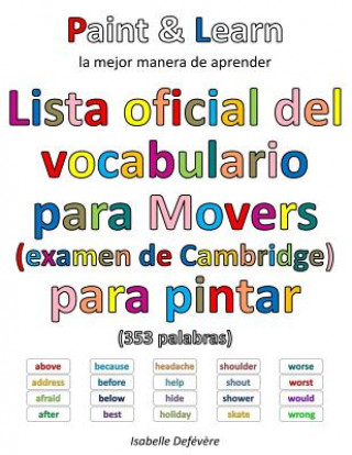 Kniha Lista oficial del vocabulario para Movers (examen de Cambridge) Isabelle Defevere