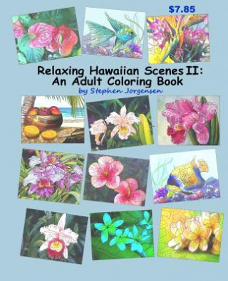 Könyv Relaxing Hawaiian Scenes II: An Adult Coloring Book Stephen Jorgensen