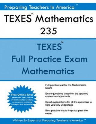 Kniha TEXES Mathematics 235: TEXES 235 Math Exam Preparing Teachers in America