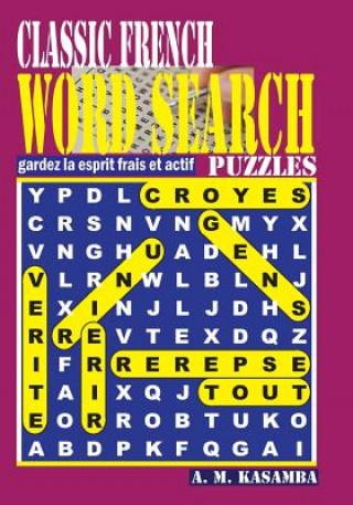 Carte CLASSIC FRENCH Word Search Puzzles. A M Kasamba