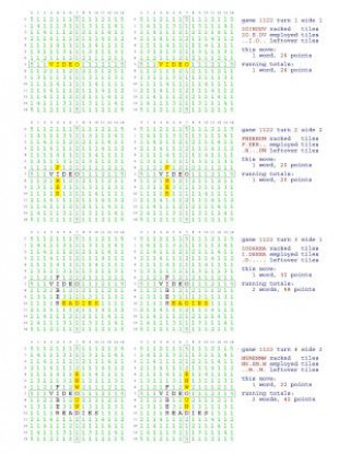 Kniha Fifty Scrabble Box Scores Games 1101-1150 MR Francis Gurtowski