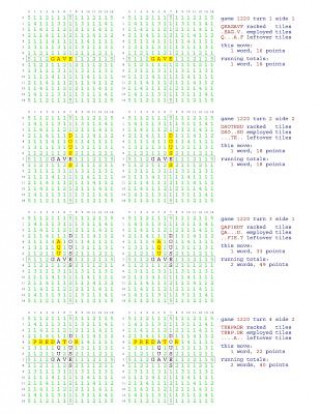 Könyv Fifty Scrabble Box Scores Games 1201-1250 MR Francis Gurtowski