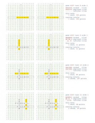 Knjiga Fifty Scrabble Box Scores Games 4151-4200 MR Francis Gurtowski