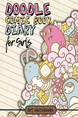 Книга The Doodle Comic Book Diary for Girls Art Journaling Sketchbooks