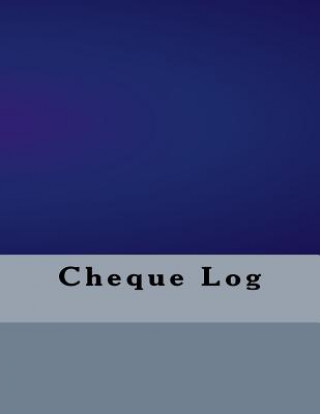 Book Cheque Log Business Logs