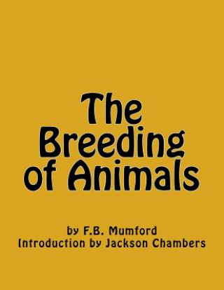 Kniha The Breeding of Animals F B Mumford