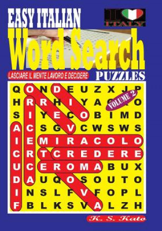 Carte EASY ITALIAN Word Search Puzzles. Vol. 2 K S Kato