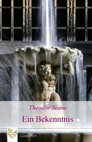 Buch Ein Bekenntnis (Großdruck) Theodor Storm