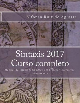 Kniha Sintaxis 2017 Curso completo Alfonso Ruiz de Aguirre