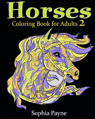 Libro Horses Coloring Book for Adults 2 Horses Coloring Book For Adults