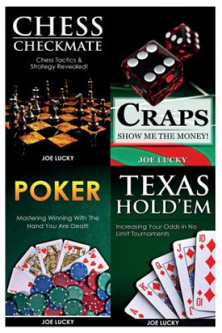 Kniha Chess Checkmate & Craps & Poker & Texas Holdem Joe Lucky