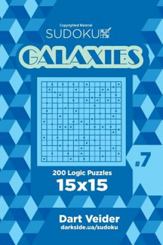 Книга Sudoku Galaxies - 200 Logic Puzzles 15x15 (Volume 7) Dart Veider