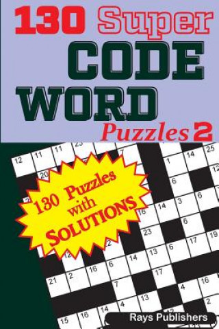 Book 130 Super Code Word Puzzles Rays Publishers